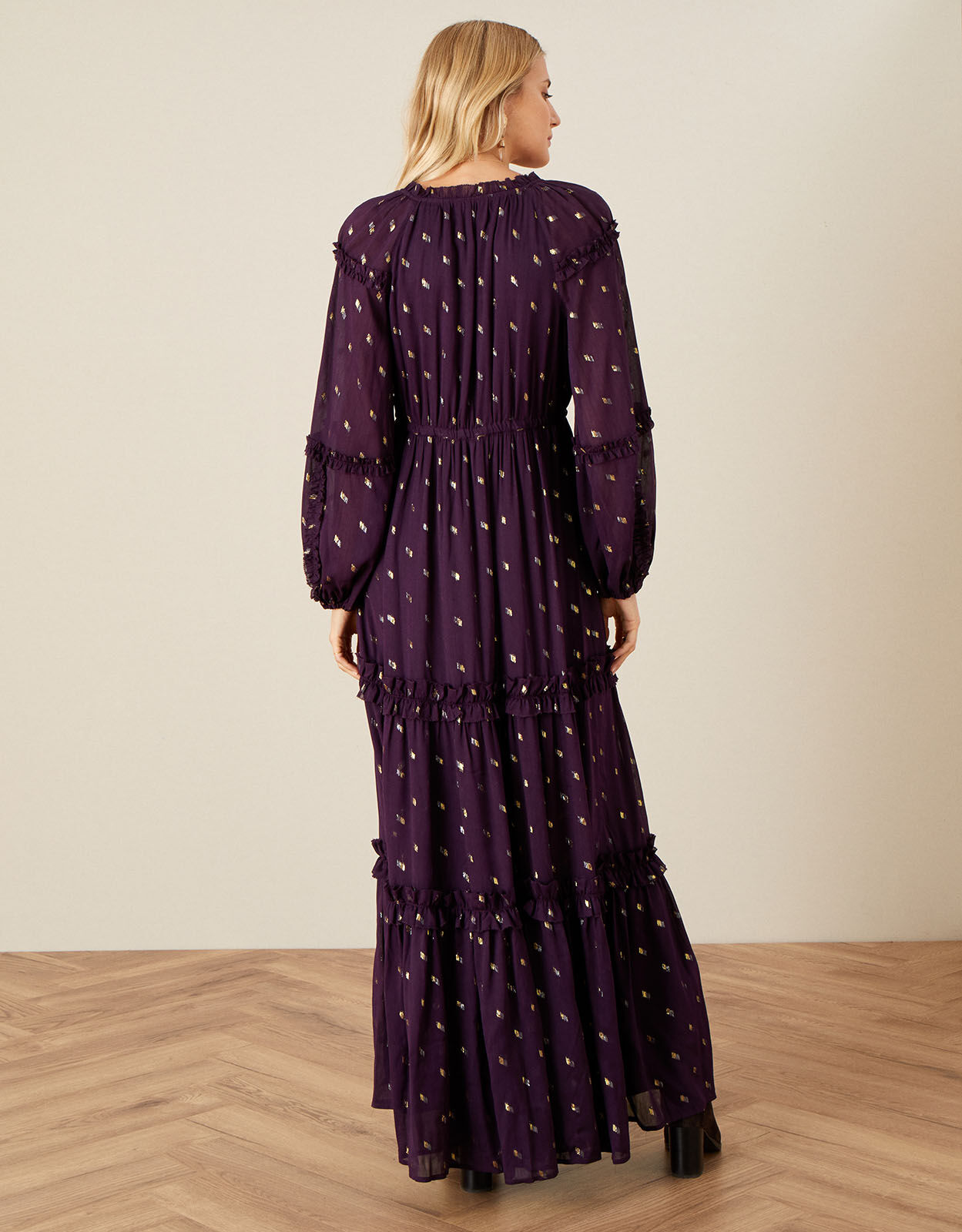Adena Maxi Dress Purple | Evening ...